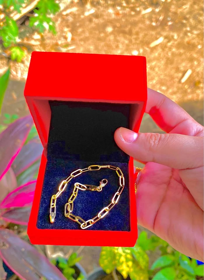 ✨Premium Bangkok Gold Plated Big Paperclip Bracelet