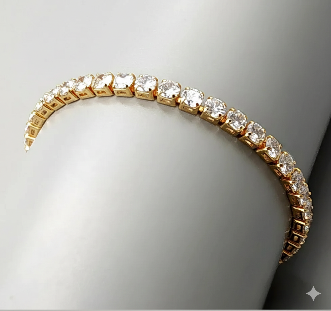 ✨Premium Bangkok Gold-Plated Tennis Bracelet