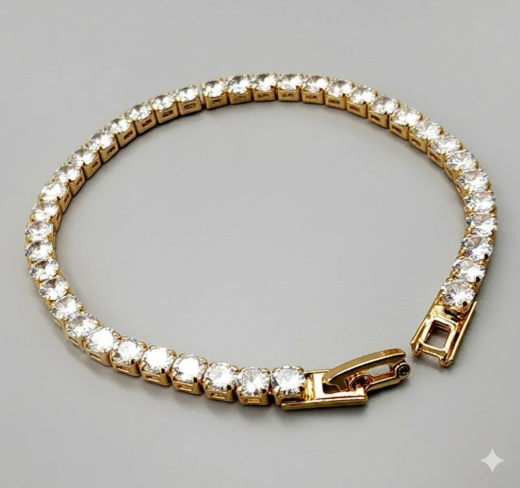 ✨Premium Bangkok Gold-Plated Tennis Bracelet